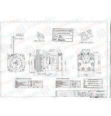 Sanden SD7H15 132 A2 12В, 7849