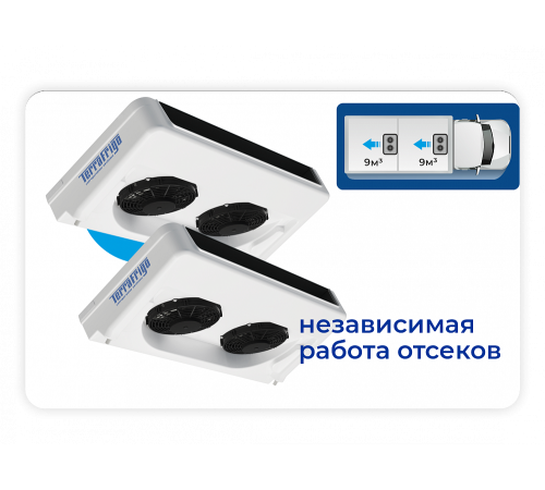 Мультитемпературная рефрижераторная установка S40P MT (S20+S20)