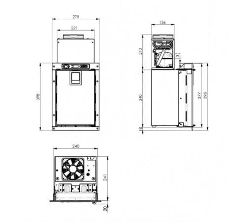 Медицинский холодильник Indel B FM7 TOP