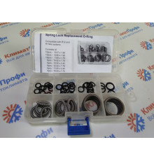 Набор уплотнительных колец O-ring, spring-lock, 55 штук