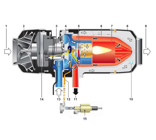Webasto Air Top Evo 55 24В