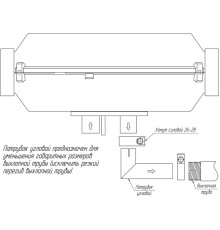 Патрубок угловой (металл)