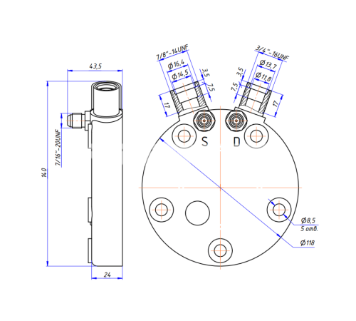 Крышка компрессора 5Н, RC-U08084
