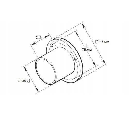 Фланец дефлектора воздуха для Eberspacher