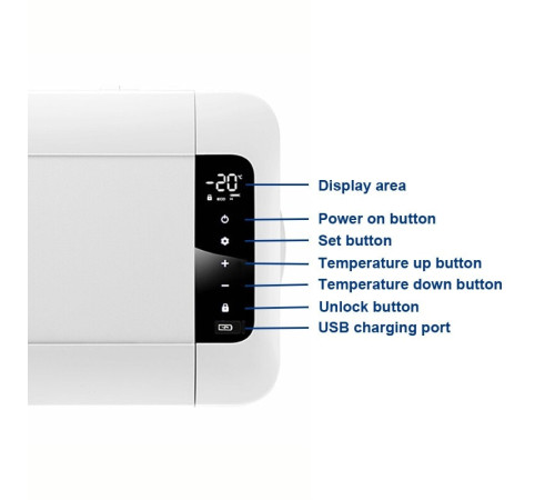Дисплей автохолодильника MK